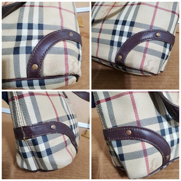 BURBERRY Haymarket Mini Tote Bag - Picture 8 of 10